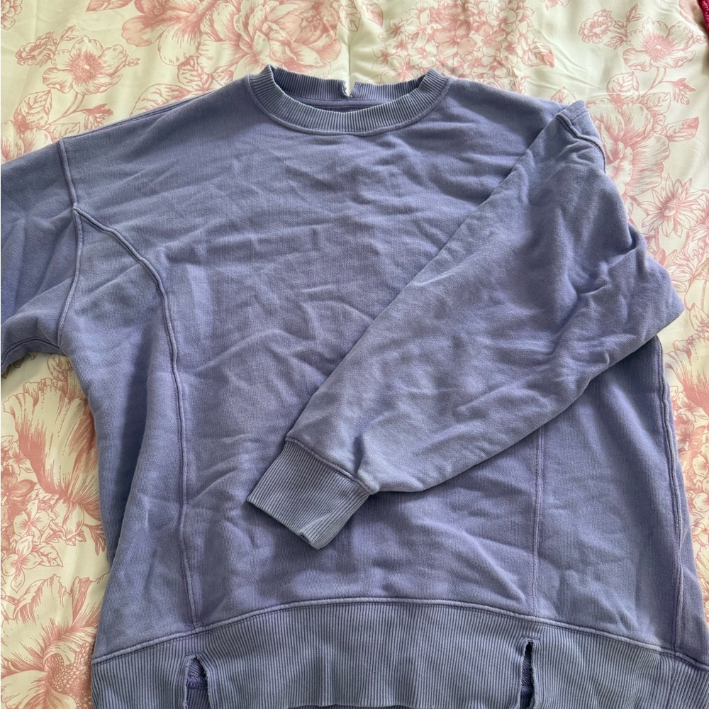 Aerie Soft Purple Crewneck Sweater